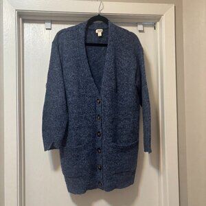 Ana Blue Cardigan Womens Size Large